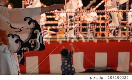 盆踊りとヤグラ 108190323