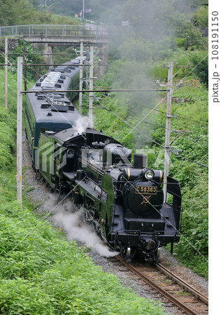 秩父鉄道　浦山口ー影森　C58-363＋12系　パレオエクスプレス 108191150