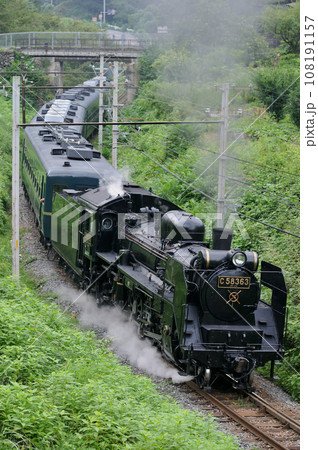 秩父鉄道　浦山口ー影森　C58-363＋12系　パレオエクスプレス 108191157