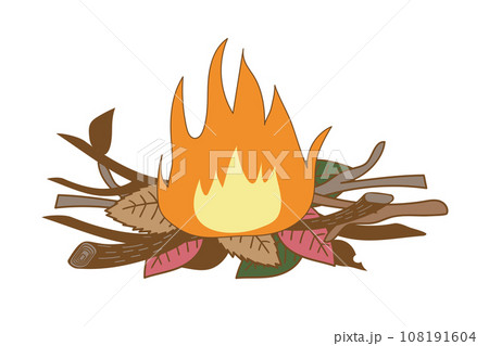 焚き火(落ち葉・木の枝) 焚き火(落ち葉・木の枝) 108191604