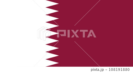 Qatar National Flag 108191880