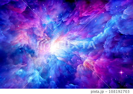 暗闇に光る紫の幻想的なテクスチャ背景素材-Generative AI 暗闇に光る紫の幻想的なテクスチャ背景素材-Generative AI 108192703