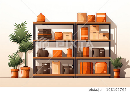 Storeroom with thingsのイラスト素材 [108193765] - PIXTA
