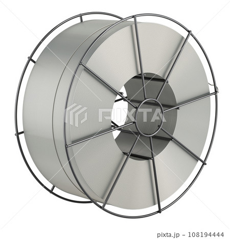 Soldering or welding wire spools. 3D rendering Soldering or welding wire spools. 3D rendering 108194444