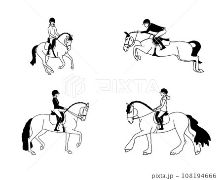 Different directions of hobby horses Different directions of hobby horses 108194666