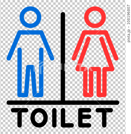 顯示男洗手間和女化妝室資訊的招牌插圖 顯示男洗手間和女化妝室資訊的招牌插圖 108196807