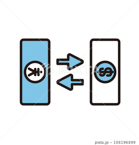 ドル 円 アイコン ドル 円 アイコン 108196899