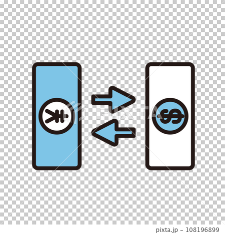 ドル 円 アイコン ドル 円 アイコン 108196899