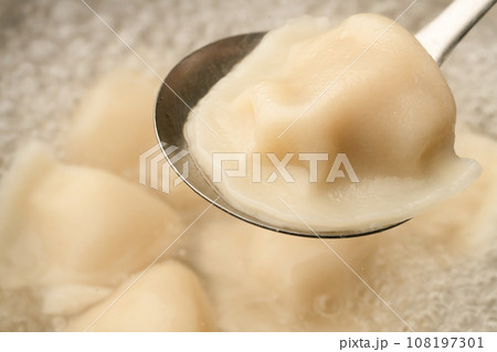 水餃子 すくう 水餃子 すくう 108197301