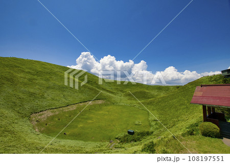 【静岡県】伊豆・大室山の風景 108197551