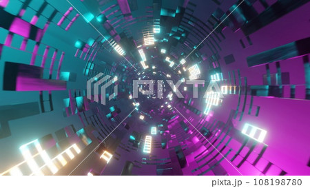 トンネル疾走 Infinite Tunnel Loop Motion 108198780