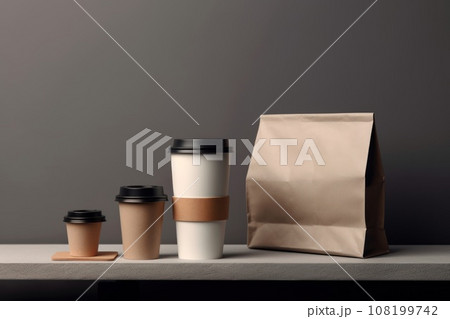 Mockup of Coffee Packaging Coffee Brand 108199742
