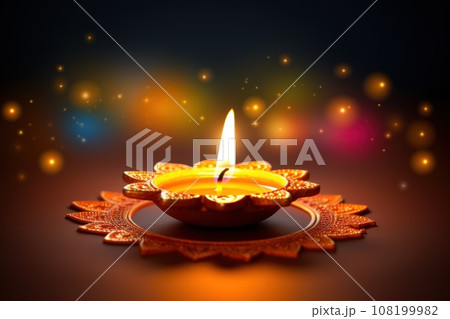 Happy Diwali Celebration concept background Happy Diwali Celebration concept background 108199982