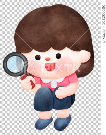 Happy kid discovery time 108200380