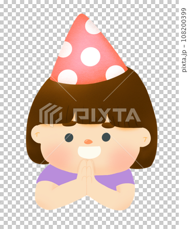 Happy kid clap hand thai greeting Party 108200399