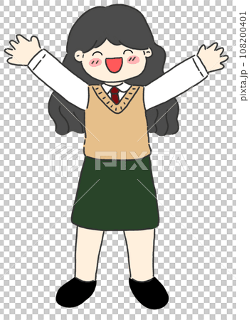 Happy student after finish exam 108200401