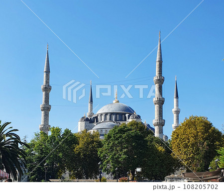 晴れの日のブルーモスク 晴れの日のブルーモスク 108205702