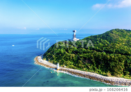 渥美半島の伊良湖岬(愛知県田原市) 渥美半島の伊良湖岬(愛知県田原市) 108206416