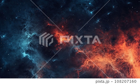 Generative AI, an abstract background image with a cosmic theme Generative AI, an abstract background image with a cosmic theme 108207160