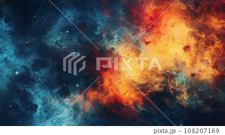 Generative AI, an abstract background image with a cosmic theme Generative AI, an abstract background image with a cosmic theme 108207169