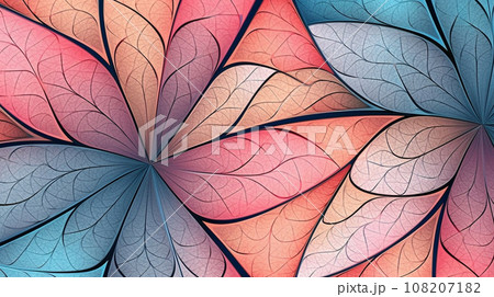 Generative AI, an abstract background image using a fractal pattern 108207182