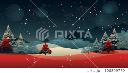 シームレスなクリスマスの背景 108209770