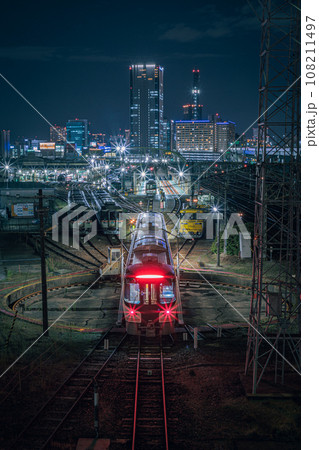 夜景写真 名古屋 黄金跨線橋 2023 #01 夜景写真 名古屋 黄金跨線橋 2023 #01 108211497