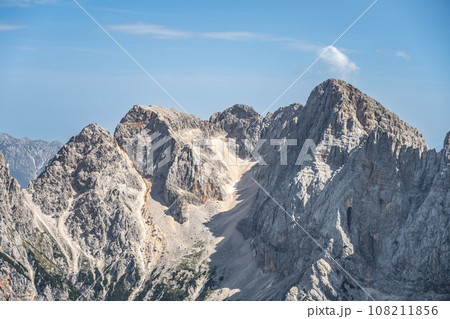 Skrlatica Mountain. Sunny day in Triglav National Park, Julian Alps, Slovenia 108211856
