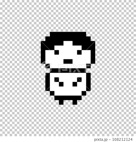 ドット絵のキャラ(男_センター分け) 108212124