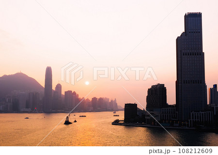 Energy power infrastructure. Popular Asian city 108212609