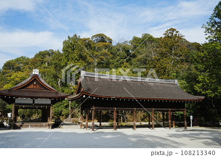 日本 京都府 上賀茂神社 土屋 橋殿 日本 京都府 上賀茂神社 土屋 橋殿 108213340