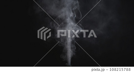 Abstract smoke on background. Generative AI 108215788