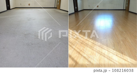 床の張替え施工前後 床の張替え施工前後 108216038