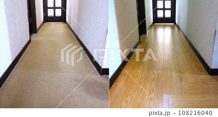 床の張替え施工前後 108216040