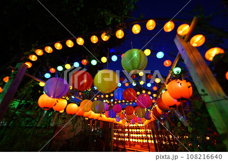 おふさ観音　ちょうちん祭りライトアップ 108216640