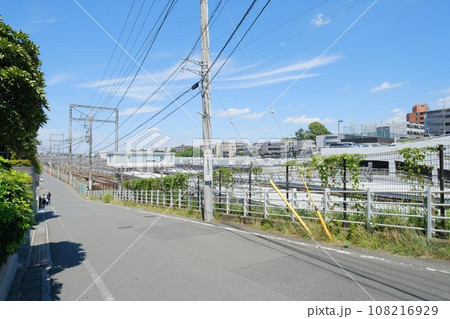鷺沼駅と鷺沼車両基地 鷺沼駅と鷺沼車両基地 108216929