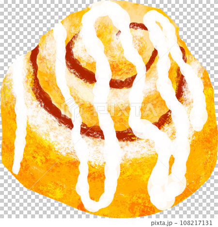 Illustration of cinnamon roll 108217131
