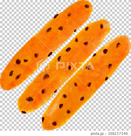illustration of chocolate chip bread 108217140