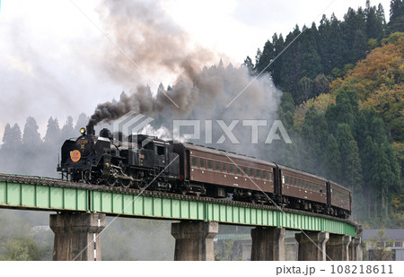 只見線　只見ー会津蒲生　真岡鐵道　C11-325　SL会津只見号 108218611