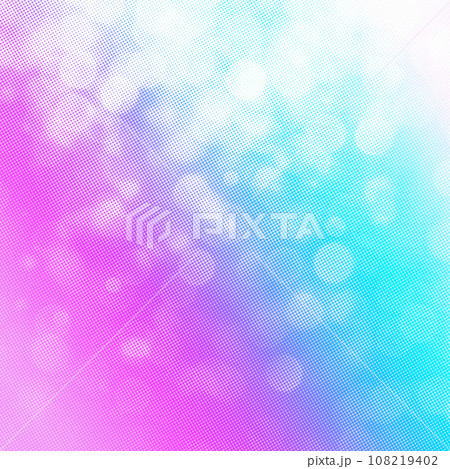 Pink, blue bokeh square background with copy space for text or image, Usable for banner, poster, Ad, events, party, sale, celebrations, and various design works 108219402