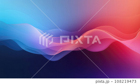 Abstract gradient colorful background, Generative AI. 108219473