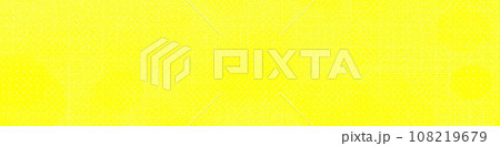 Bright yellow panorama bokeh background with copy space for text or image, Usable for banner, poster, Ad, events, party, sale, celebrations, and various design works 108219679