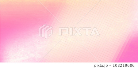 pink widescreen background with copy space for text or image, Usable for banner, poster, Ad, events, party, sale, celebrations, and various design works 108219686