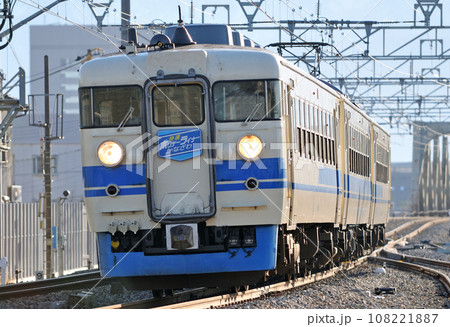 北陸本線　富山ー呉羽　JR西日本　475系　A21編成（金沢） 108221887