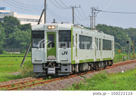 八高線 用土ー松久 JR東日本 キハ111-207+キハ111(高崎) 八高線 用土ー松久 JR東日本 キハ111-207+キハ111(高崎) 108222128