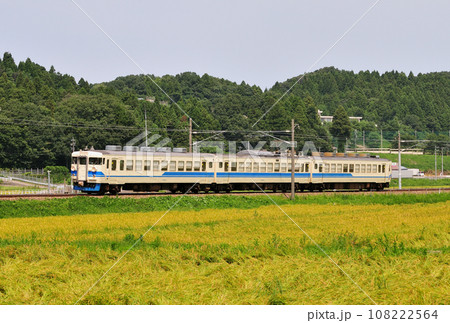 北陸本線 牛ノ谷ー大聖寺 JR西日本 475系 A13編成(金沢) 北陸本線 牛ノ谷ー大聖寺 JR西日本 475系 A13編成(金沢) 108222564
