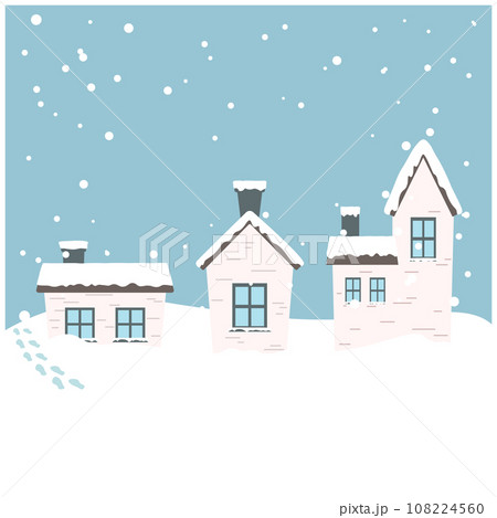 さむ〜い冬のお家時間　イラスト さむ〜い冬のお家時間 イラスト