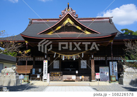 見付天神　矢奈比賣神社　拝殿　静岡県磐田市見付 108226578