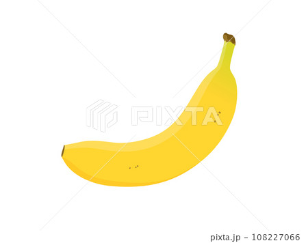 黄色いバナナのイラスト 108227066