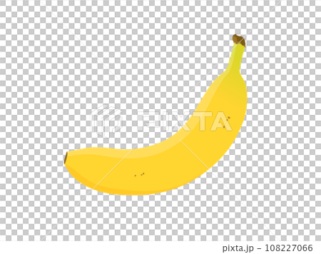 Illustration of yellow banana 108227066